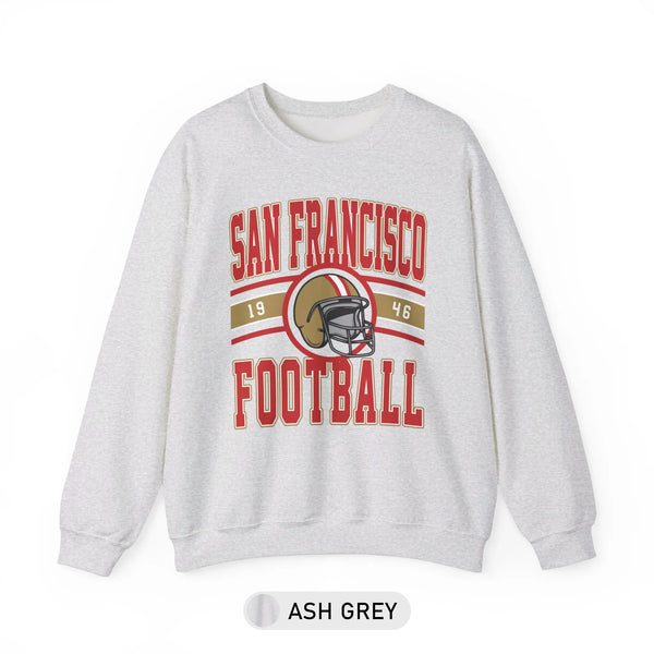 San Francisco 49ers Football, Vintage San Francisco Football T-Shirt / Sweatshirt